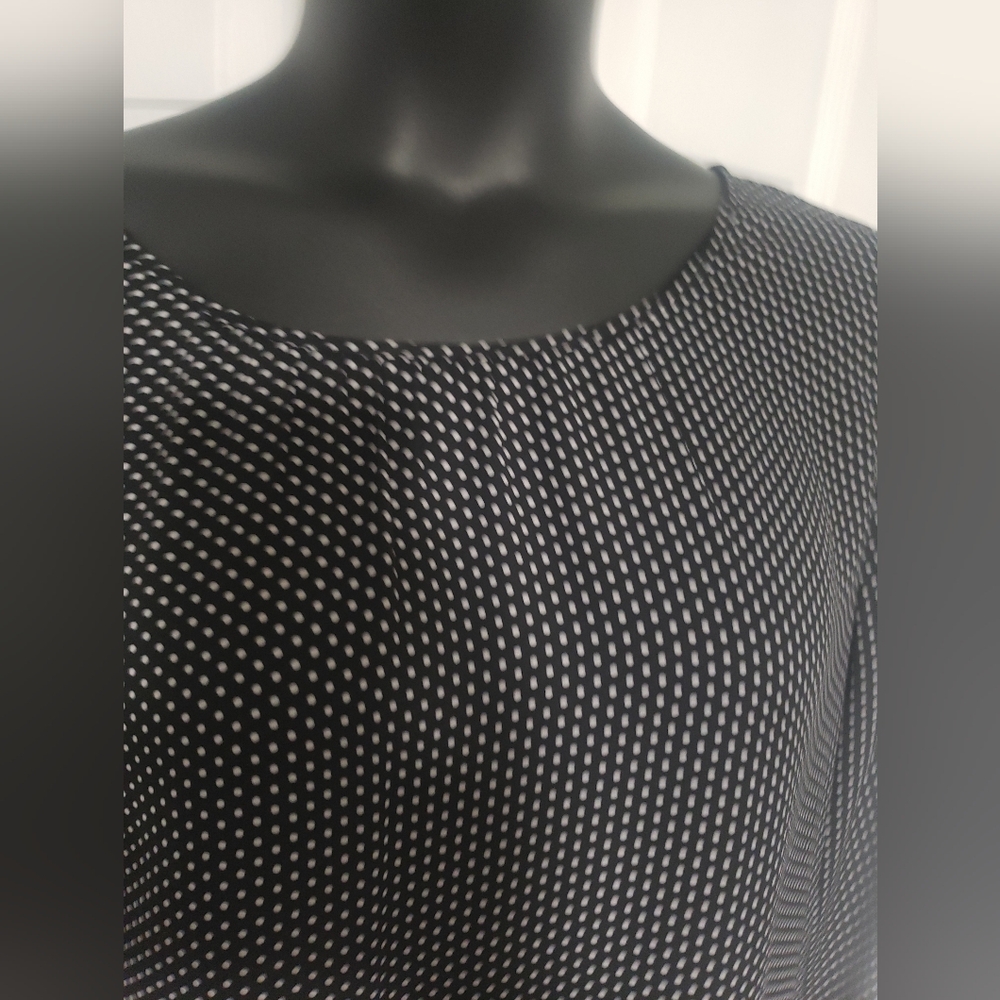 Black and White Polka Dot Blouse